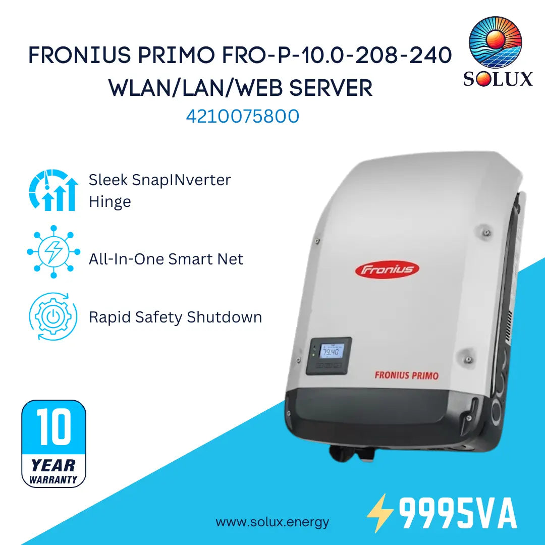 This is an image of Fronius Prima High Power Inverter FRO-P-10.0-208-240
